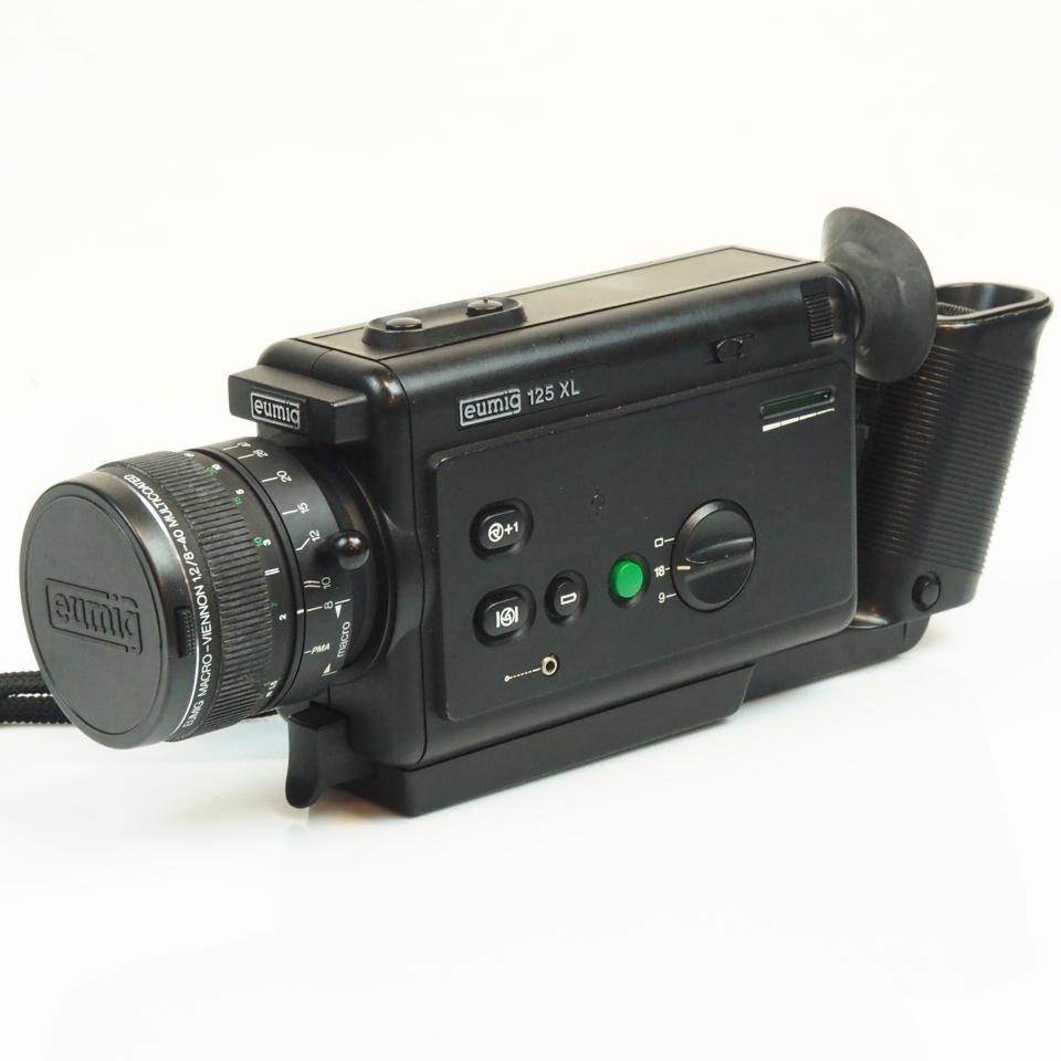 8ミリカメラ EUMIG sound125xl 広角アタッチメント付き　動作確認 8ミリカメラ EUMIG sound125xl 広角アタッチメント付き 動作確認 8ミリ