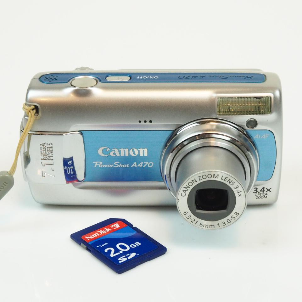 Canon Powershot A470 Vintage Digital Camera + 2gb Card, Boxed! - Etsy