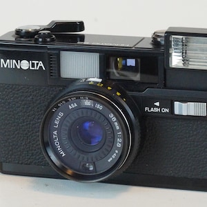 Minolta HiMatic S2, fast f/2.8 lens, camera for 35mm film, excellent!