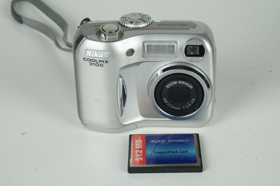 Nikon Coolpix 3100 Digital Camera With Card! - Etsy