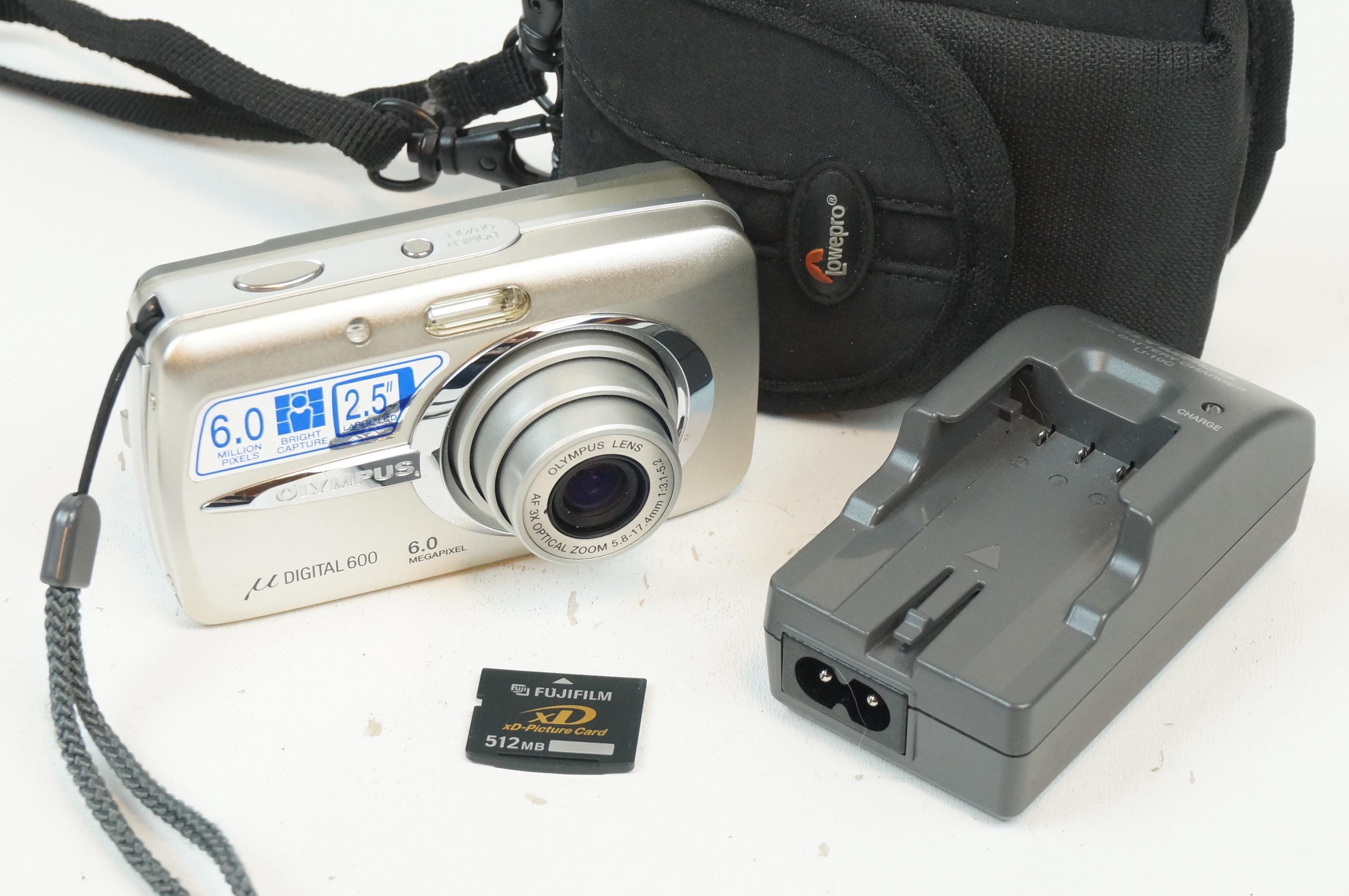 Olympus Mju Digital 600 Camera With Card! - Etsy