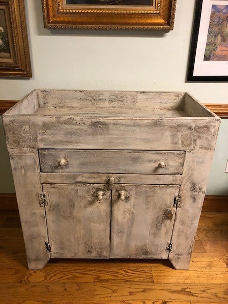 Farmhouse Dry sink Antique ReproductionColonial Primitive Etsy