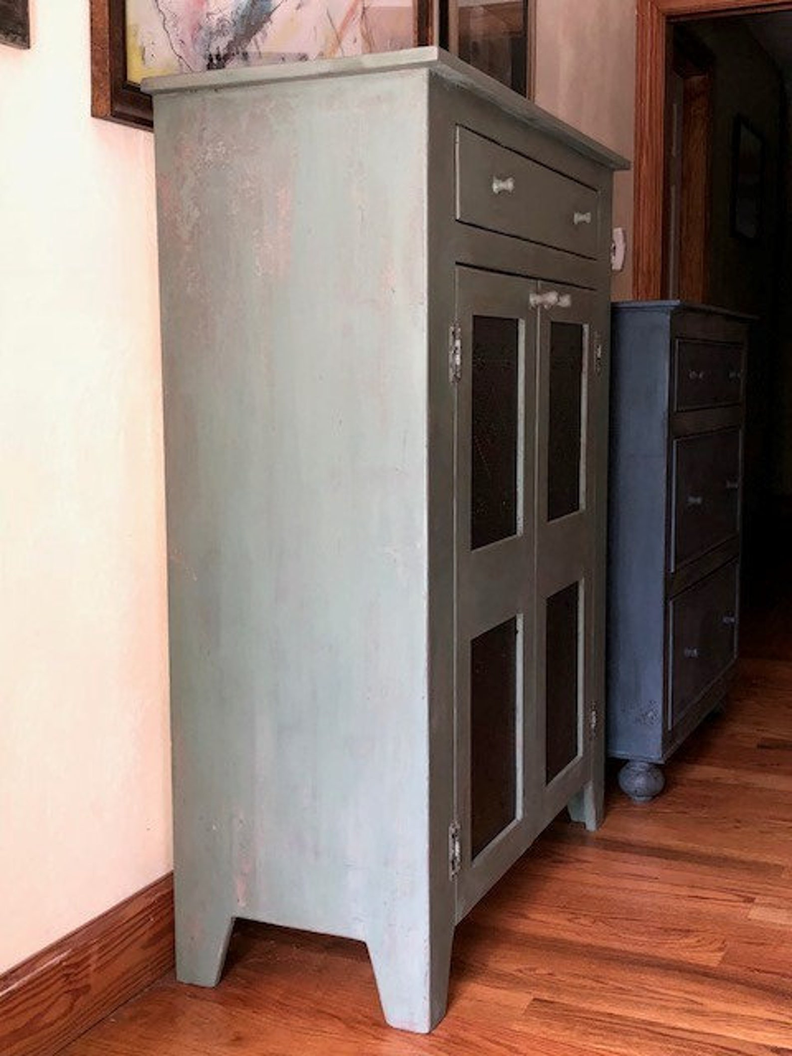 Farmhouse Pie safe antique reproduction primitive colonial Etsy