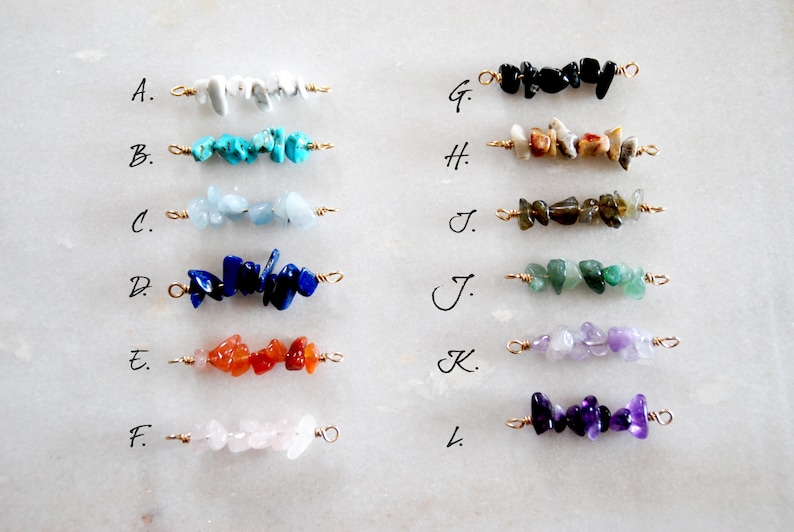 Necklace Boho Necklace Pick your raw gemstone Necklace Angel Wing Necklace Birthday gifts Necklaces for women Gift for her