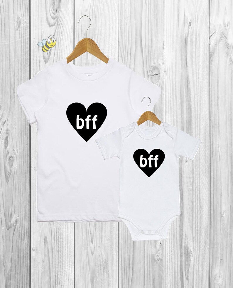mom and baby matching shirts