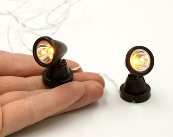 Heerlijk ruimte Fluisteren Spotlights Set of 2 Micro Miniature Battery Powered Indoor - Etsy