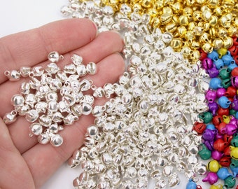 Golden EXCEART Mini Gold Liberty Bells Small Bell Metal Jewelry Ornaments Craft Bells for Christmas Wind Chimes Making Crafts Decorations 20Pcs