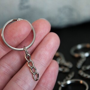 Key Ring, Key Chain, Key Ring With Chain, Keychain Attachment, 5