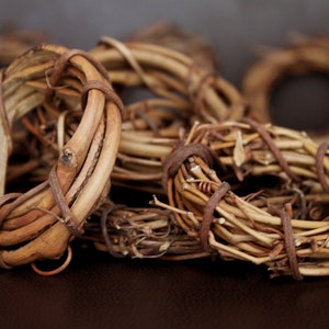 Miniature Grapevine Wreath: 3&quot; or 1&quot; Twig Wreath - Fairy Garden, Dollhouse (3-12 Pk)