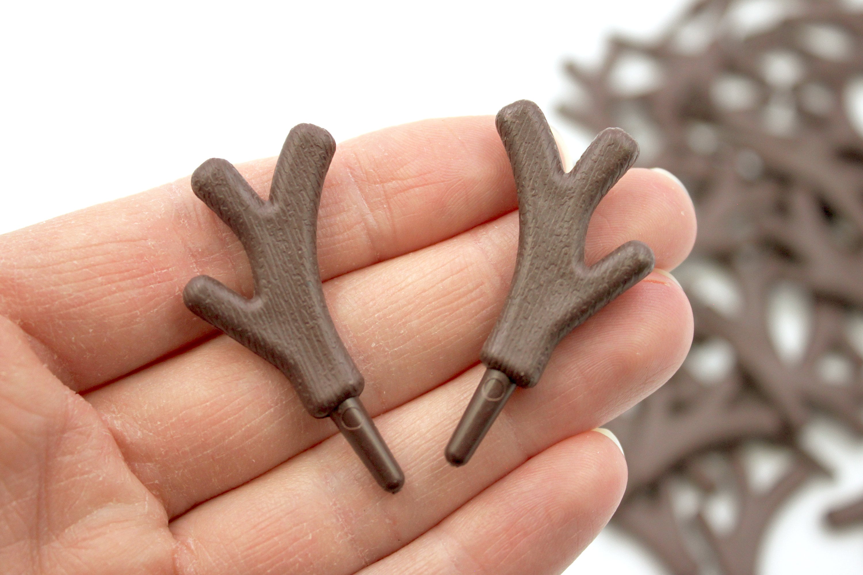 Reindeer Antlers 10 or 20 Pk Miniature Deer Antler or Snowman