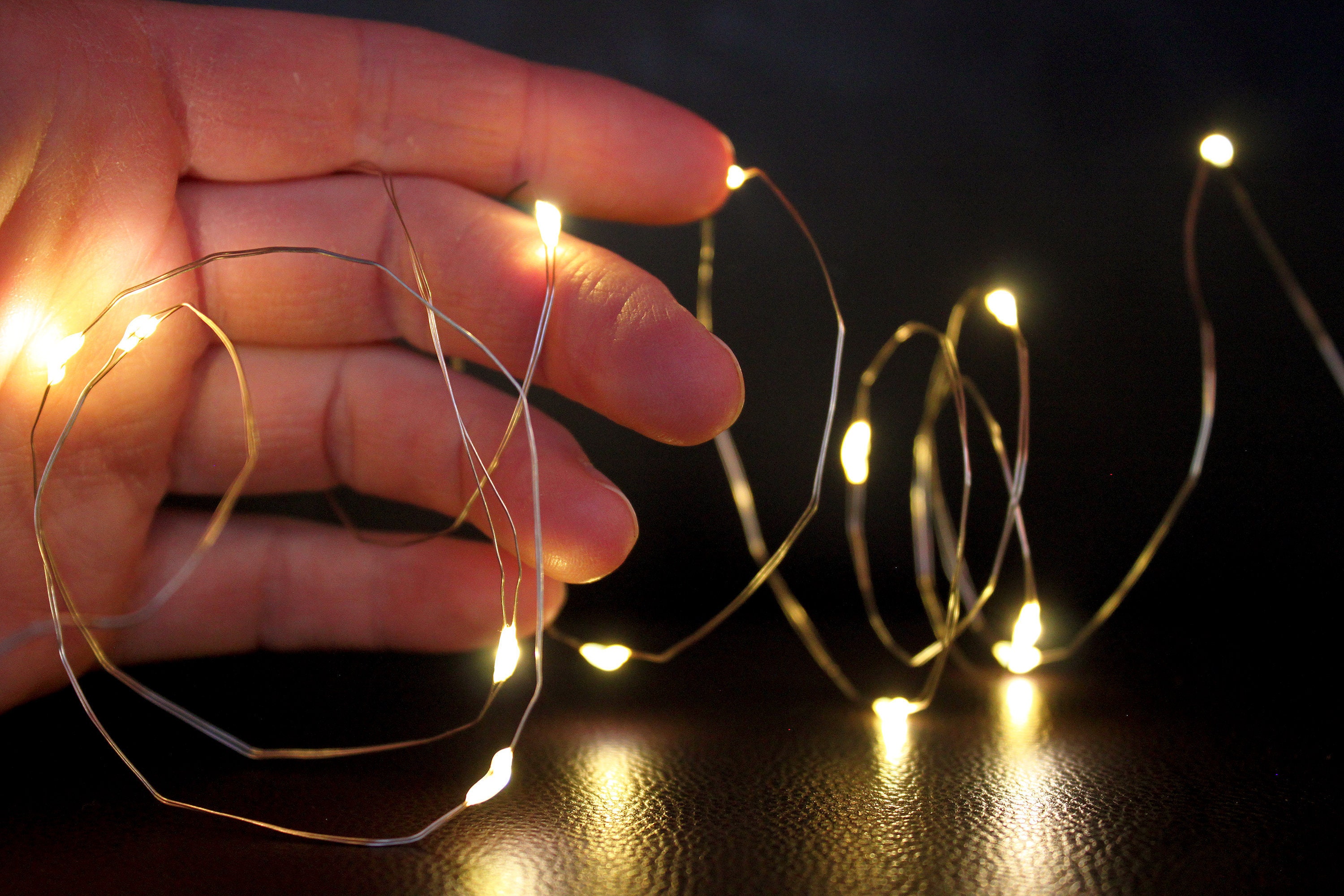 Decorative String Light Mini Tiny LED Lamps Party Adornment Battery 1M FBHN k! 