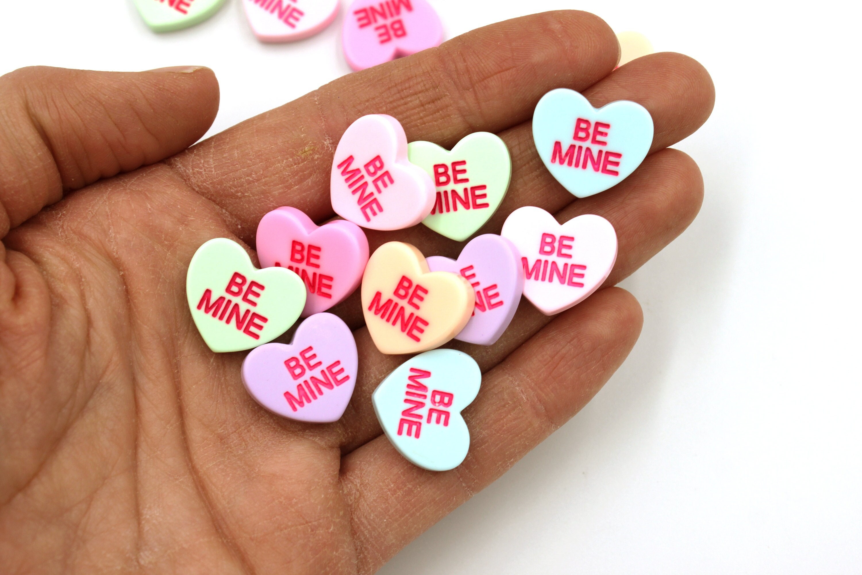 Fake Conversation Hearts, Valentine Heart Candy, Fake Valentine