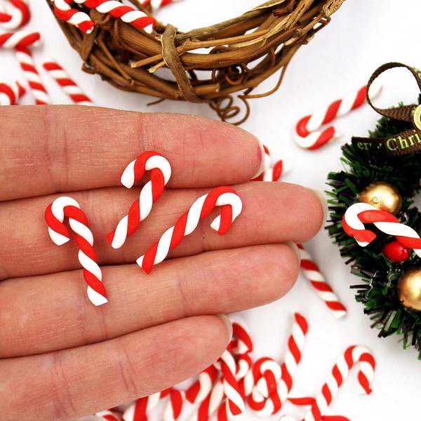 Miniature Candy Canes Etsy