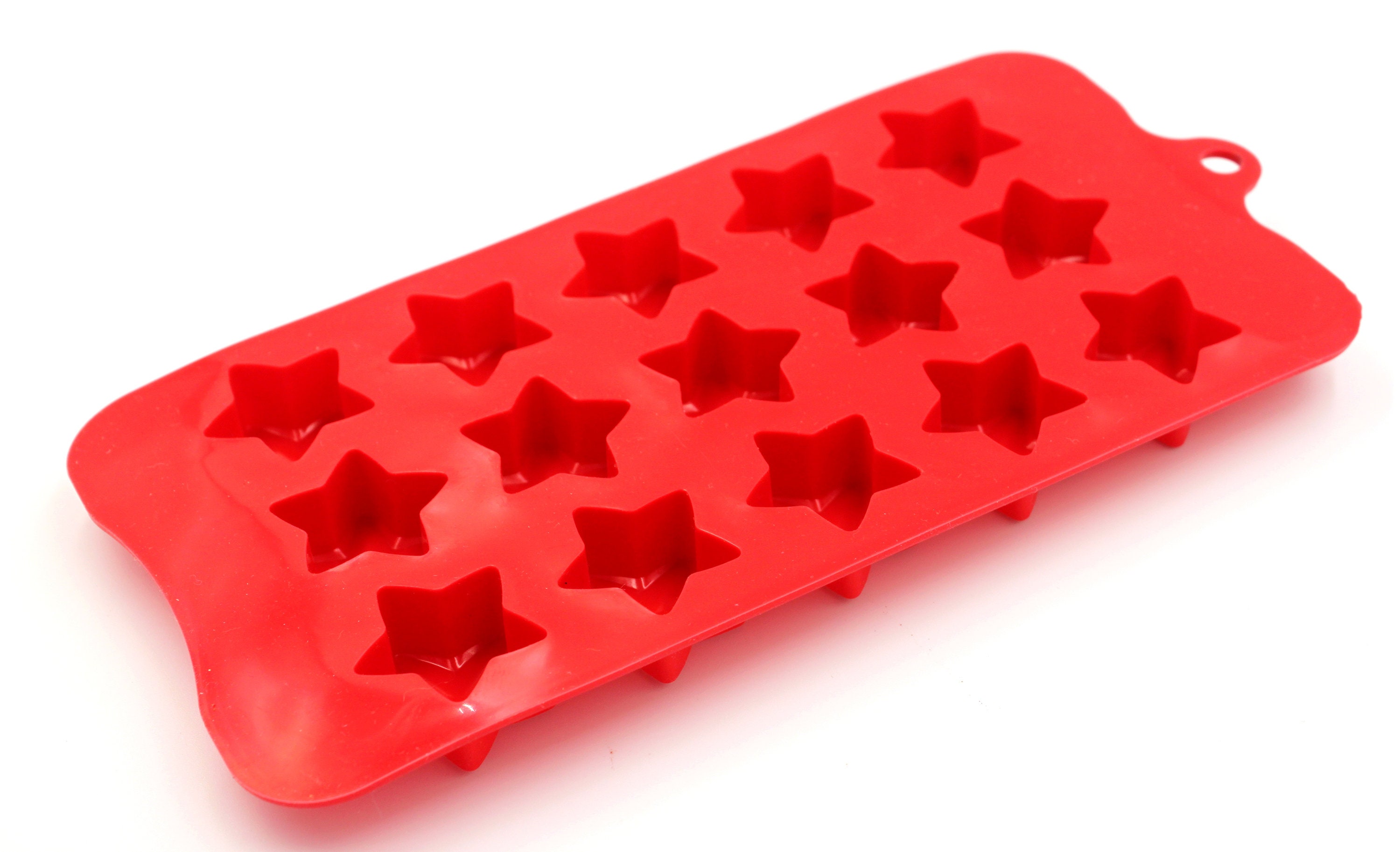 Chef Craft Flexible Thermoplastic 10-Cube Ice Cube Tray - Star
