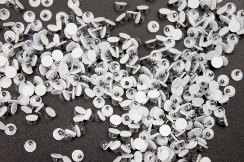 Googly Eyes: 100Pk 3mm Extra Tiny Craft Wiggle Eyes image 5