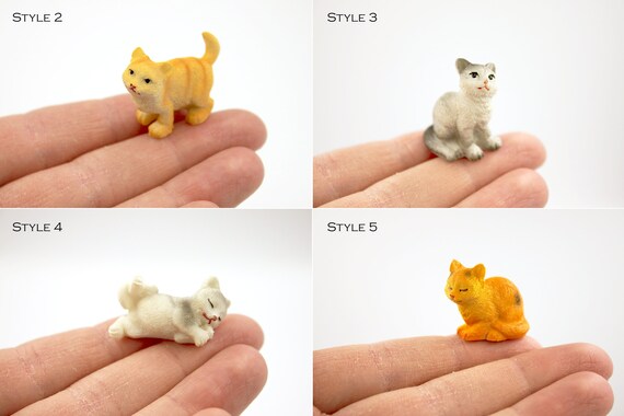 Dollhouse miniature cats deals
