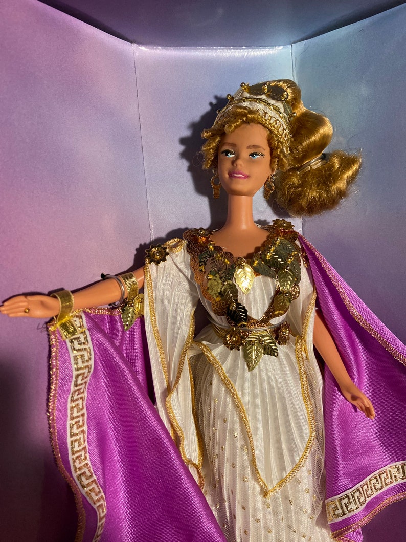 Grecian Goddess Barbie Repainted | Etsy