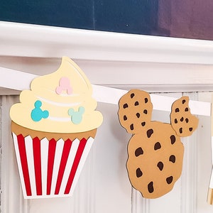 Two Sweet Banner - Disney Garland - Mickey Treats Banner - Disney Snacks Banner-2nd Birthday Banner - Sweet One Banner - 1st Birthday Banner