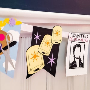 Tangled Birthday - Tangled Party - Tangled Birthday Party - Rapunzel Birthday - Rapunzel Party - Rapunzel Birthday Party - Tangled Banner