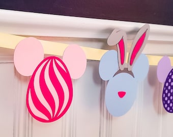 Disney Inspired Easter Banner – Handmade Cardstock Garland