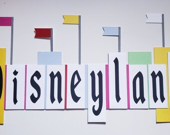 Disneyland Sign Etsy