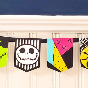 Nightmare Before Christmas Banner Halloween Banner  Etsy