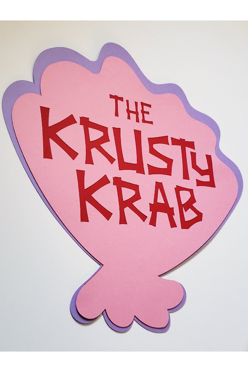 Spongebob Sign Spongebob Birthday Spongebob Party - Etsy