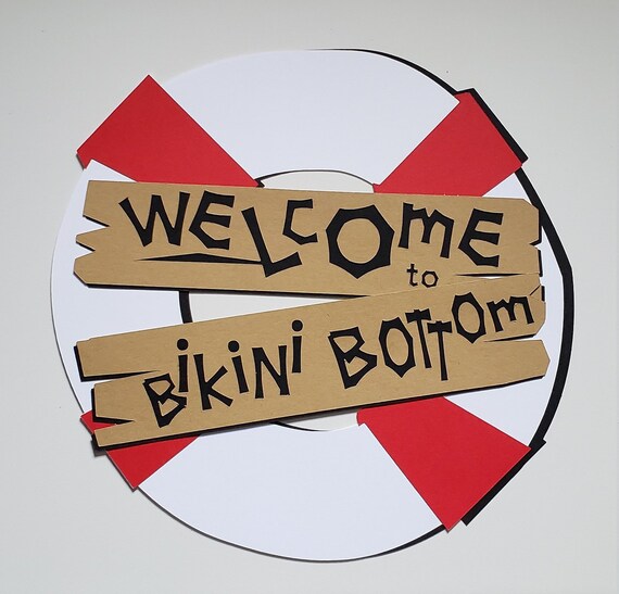 Spongebob Birthday Spongebob Party Spongebob Birthday Sign Etsy