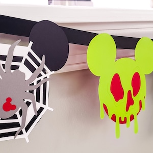 Disney Halloween Banner - Disney Halloween Garland - Mickey Halloween Banner - Mickey Halloween Garland - Mickey Halloween -Disney Halloween
