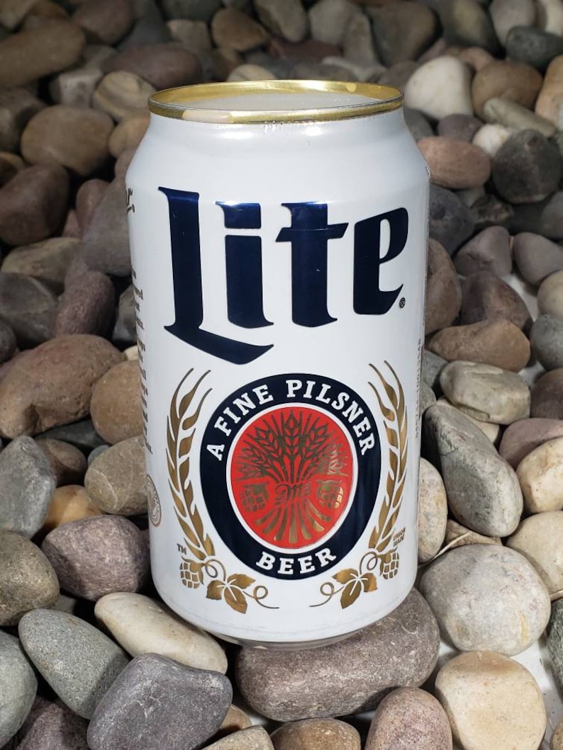Miller Lite 12 Ounce Candle aluminum Can Etsy