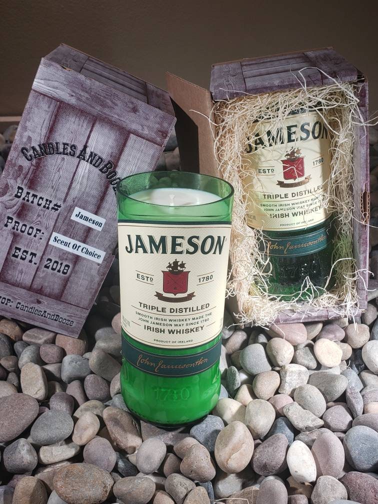 Jameson Candle/ LARGE 1 Liter Bottle/1 Liter = more burn time then 75…