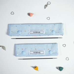 Nadelspiel-Halter / Stricknadel Etui / Nadelgarage / Nadelspielhalter / Nadelspiel Tasche / Nadelwärmer