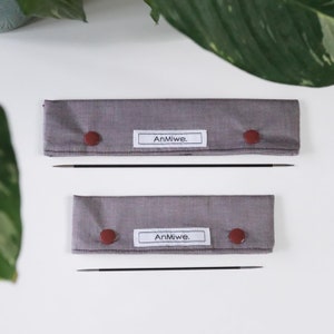 uchwyt na igłę dpn / Stricknadel Etui / Nadelgarage / Nadelspielhalter / Nadelspiel Tasche / igła wygodna