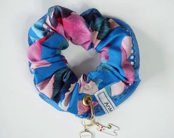 Knitters scrunchie / hair tie / bracelet / stitch marker / gold