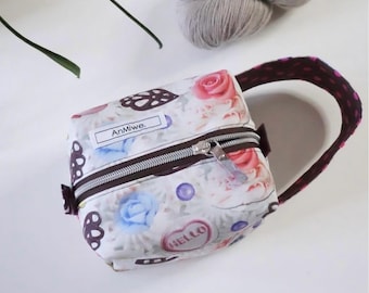 never-not-crocheting project bag / Stricktasche / Projekttasche stricken / häkeln