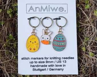 Easter-stitch-marker No. 1 /Maschenmarkierer / Fortschrittsmarkierer / Charms / Anhänger / Ostergeschenk / Ostern / easter gift for knitters