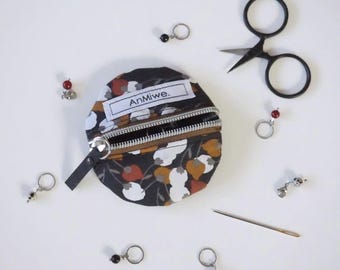 cutie-notion-pouch/kleines Täschchen/Portemonnaie/Kopfhörer Tasche/Geschenk/Geldbeutel/Geldbörse/Täschchen für Maschenmarkierer/ Börse