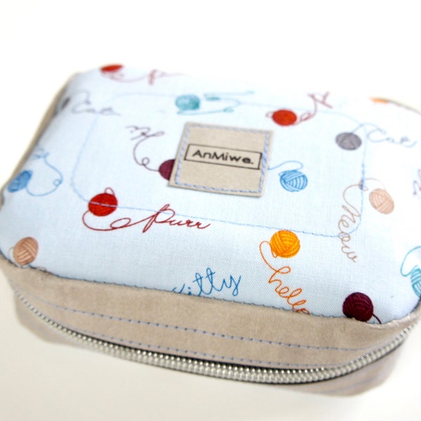 all-the-notions pouch / notion pouch / pouch / Börse / clutch / knitting project bag / tasche/ bag