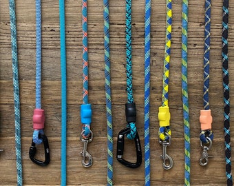 BLUE Ropes - Guinzaglio professionale per cani con corda da arrampicata, guinzaglio, guinzaglio, fatto a mano dopo l'ordine!