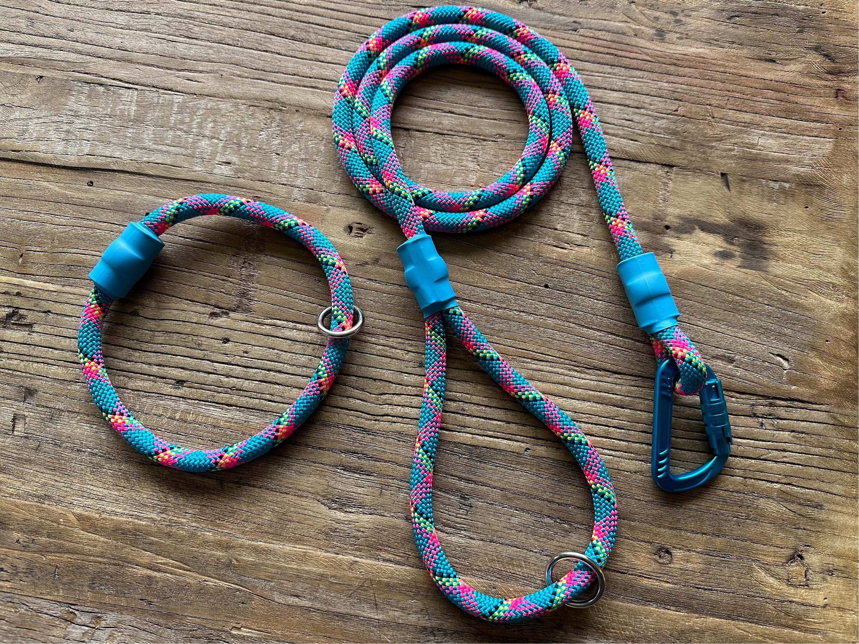 LIMITED Pattern Recycled Handmade Real Professional Climbing Rope Leashes Collars Etsy