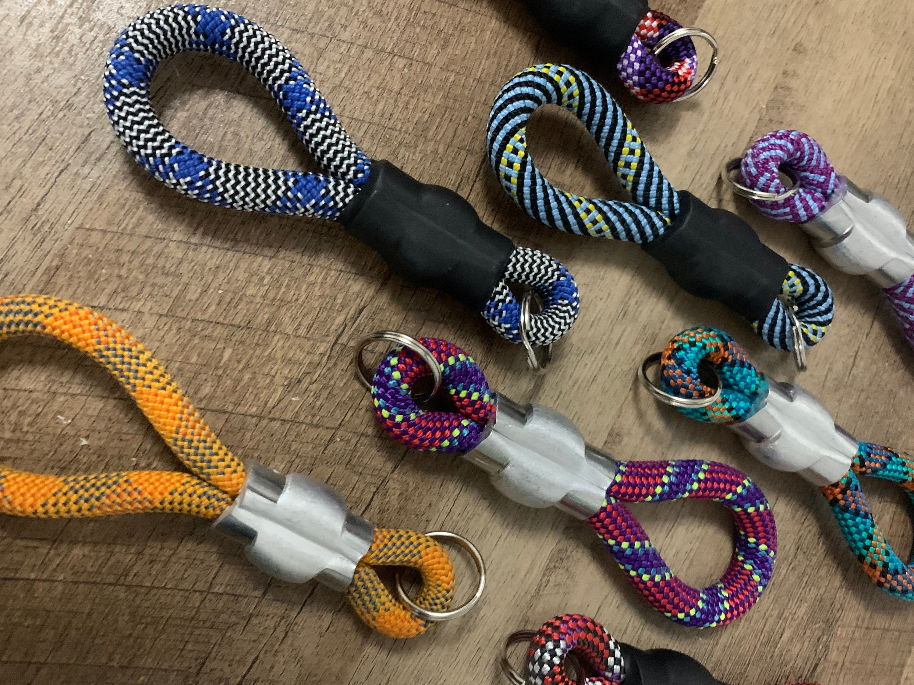 Climbing Rope Key Chain BLUES / GREENS 50 Ropes to Choose Etsy