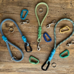 BLUE/GREEN Traffic Handle, Tag Leash, Safety and Training Dog Leash