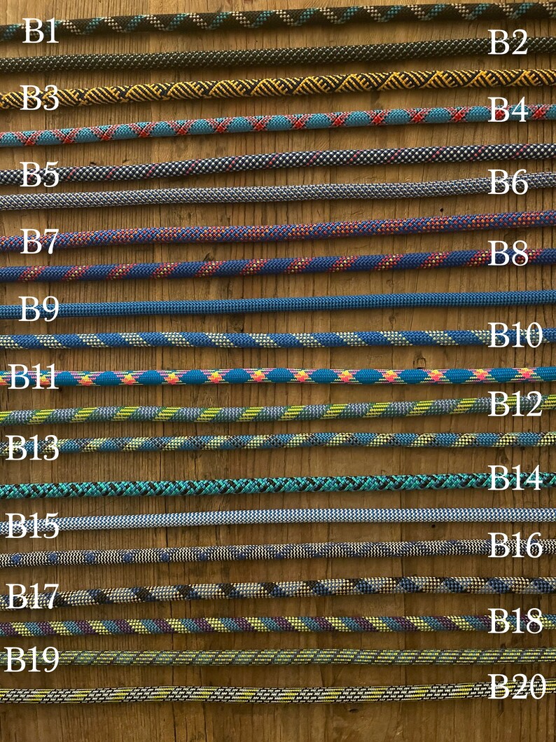 Climbing Rope Dog Collars Handmade From Real Climbing Ropes Etsy