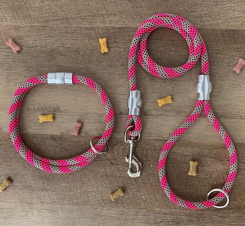 Climbing Rope Dog Collar Handmade Real Climbing Ropes Etsy