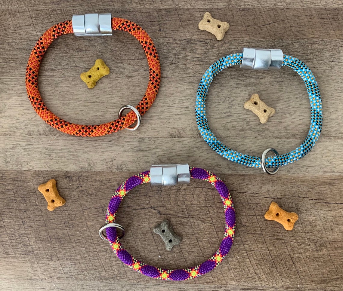 Climbing Rope Dog Collar Handmade Real Climbing Ropes Etsy