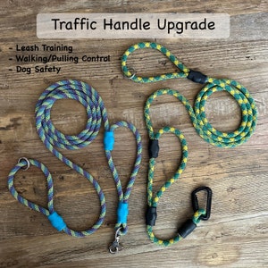 BLUE Ropes Professional Climbing Rope Dog Leash, Lead, Slip Lead, Handmade After Ordered image 7