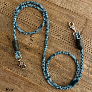 BLUE Ropes Professional Climbing Rope Dog Leash, Lead, Slip Lead, Handmade After Ordered image 9