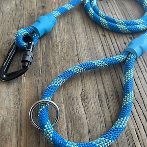 BLUE Ropes Professional Climbing Rope Dog Leash, Lead, Slip Lead, Handmade After Ordered image 10