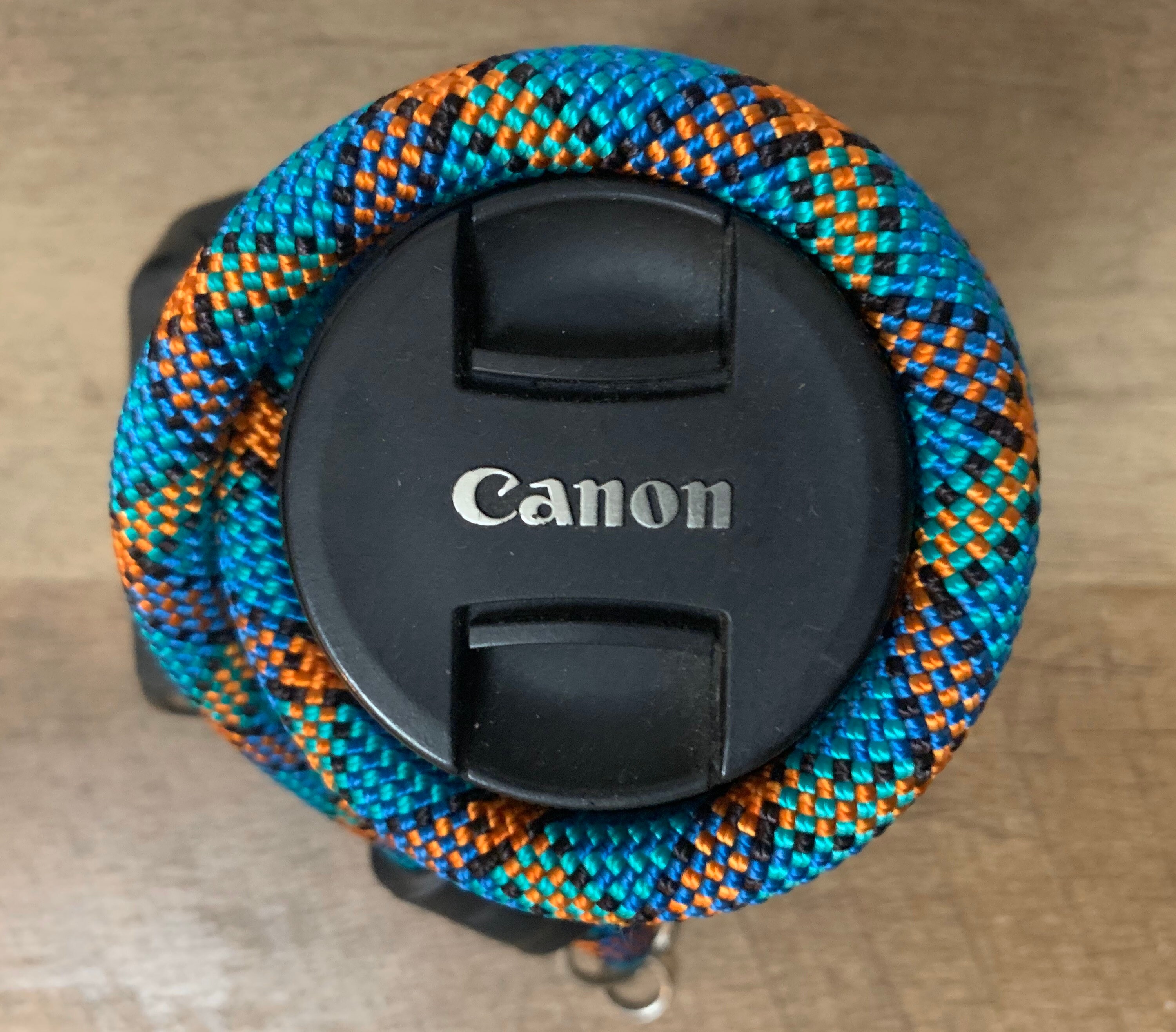 Tracolla Per Fotocamera In Corda Da Arrampicata Blu Scuro 10mm &ndash; Fatta A Mano &ndash; Regolabile
