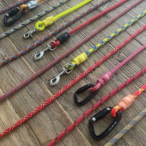 RED/ORANGE/YELLOW Ropes Professional Climbing Rope Dog Leash, Lead, Slip Lead, Handmade After Ordered image 10